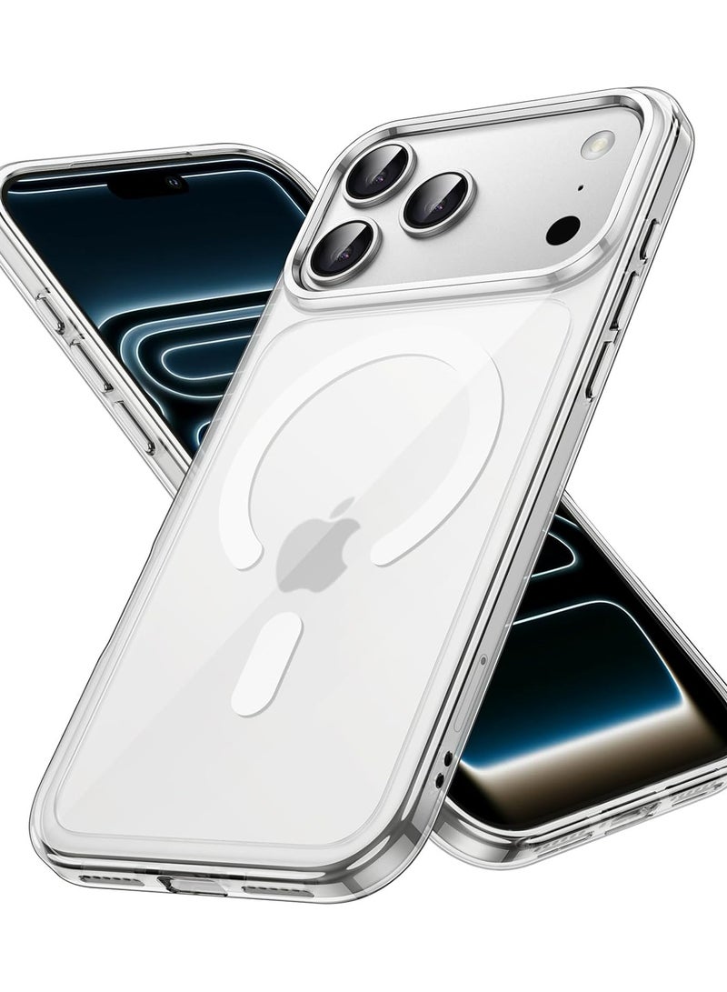 Aurheim iPhone 17 Pro Case, Compatible with MagSafe Accessories, TPU, Military-Grade Drop Protection, Shock-Absorbing Air Guard Corners, Hybrid Series, Clear (iPhone 17 Pro) - Image 1